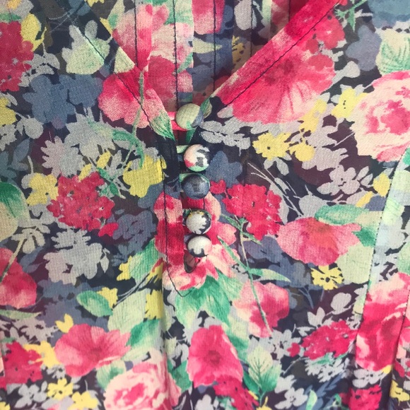 Joie flower silk blouse - Picture 3 of 3